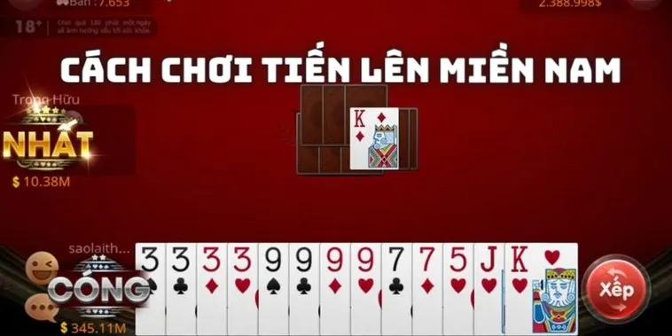 Cách Chơi Tiến Lên Miền Nam Cổng Game B52 Club Chuẩn Luật Dễ Hiểu Cho Tân Thủ