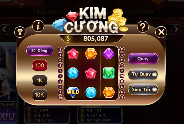 Trò Chơi Nổ Hũ Kim Cương Tại B52 Club Với Cơ Chế Jackpot Hấp Dẫn